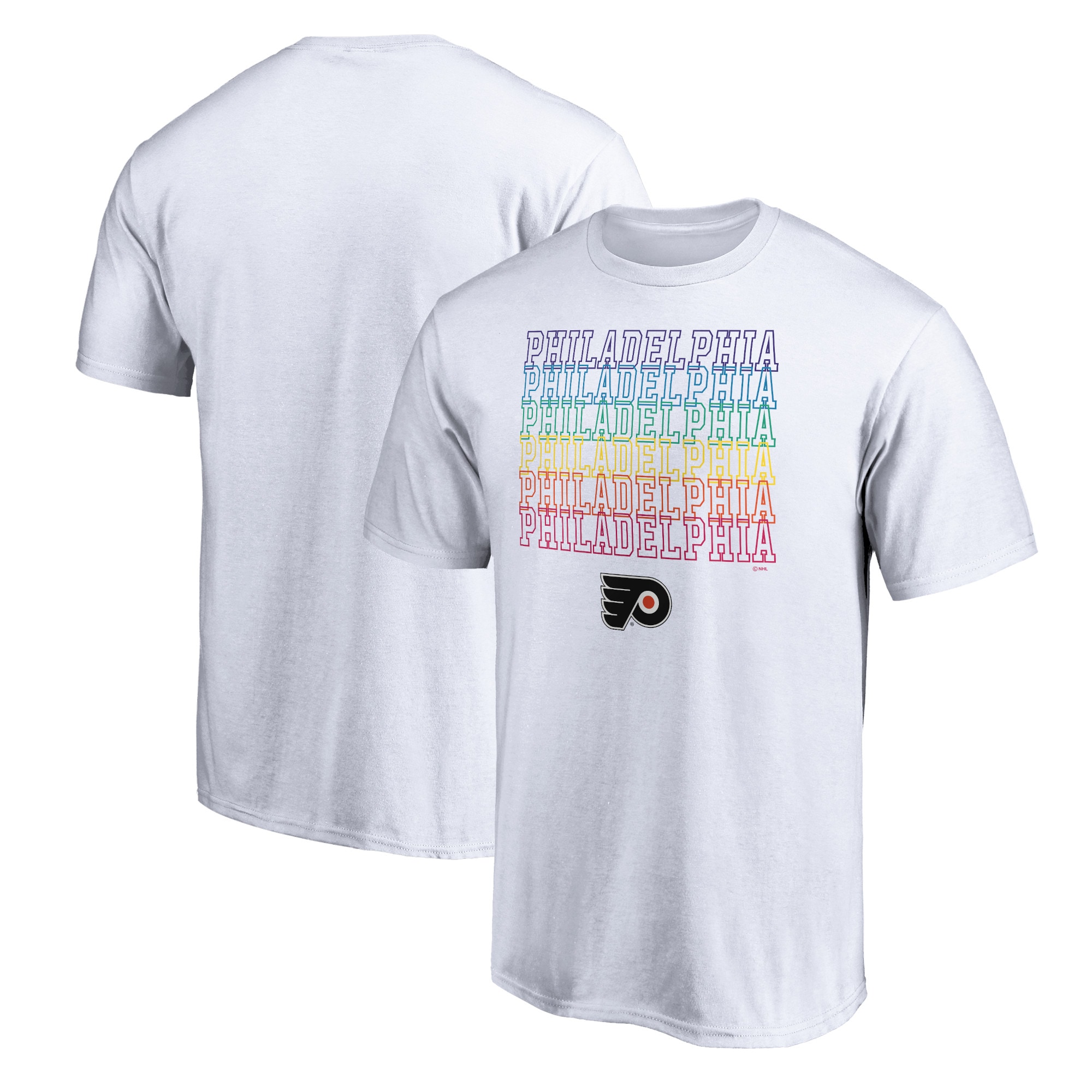 Men's White Philadelphia Flyers City Pride T-Shirt
